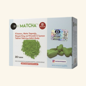 bugi shop matcha tablets with chitosan & vitamin c – 30 tablets
